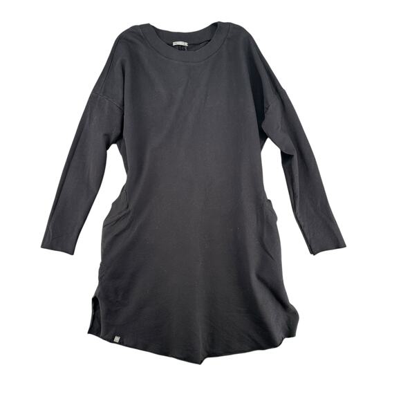 Errant Dresses & Skirts - Errant Black Long Sleeve Tunic Dress With Pockets NWT Oversized Small Cotton